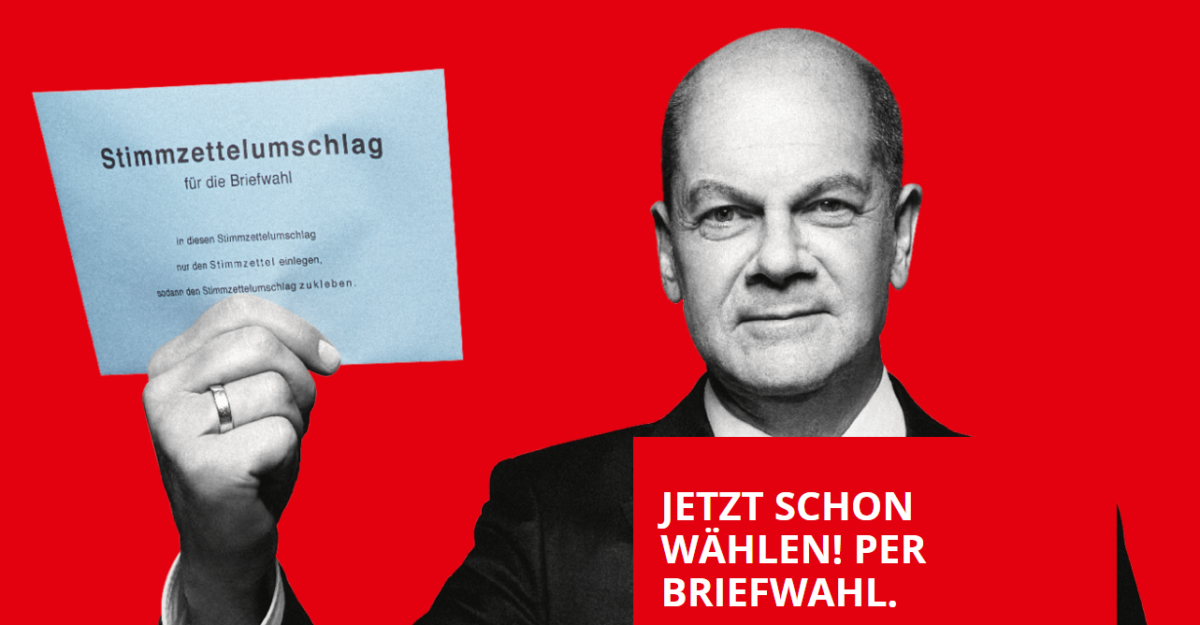 WÄHLE SPD – PER BRIEFWAHL!