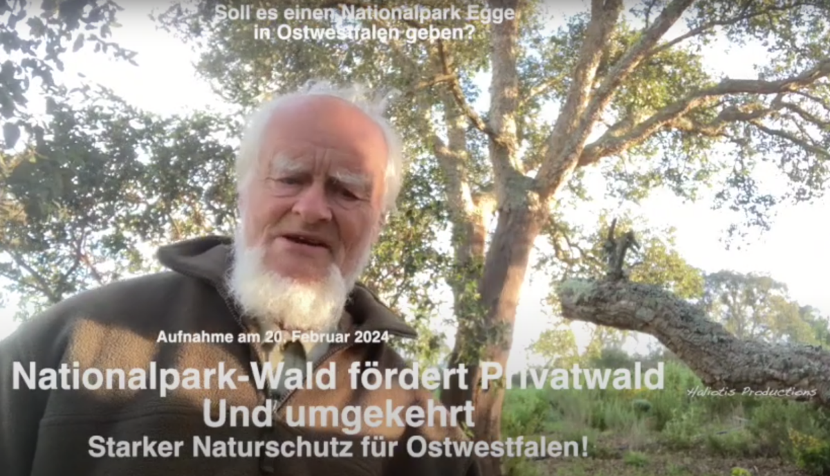 Natur und Mensch – Prof. Dr. Bernd Gerken Film 2 der Reihe Ideen zum Nationalpark Egge Aufnahme am 20. Februar 2024
