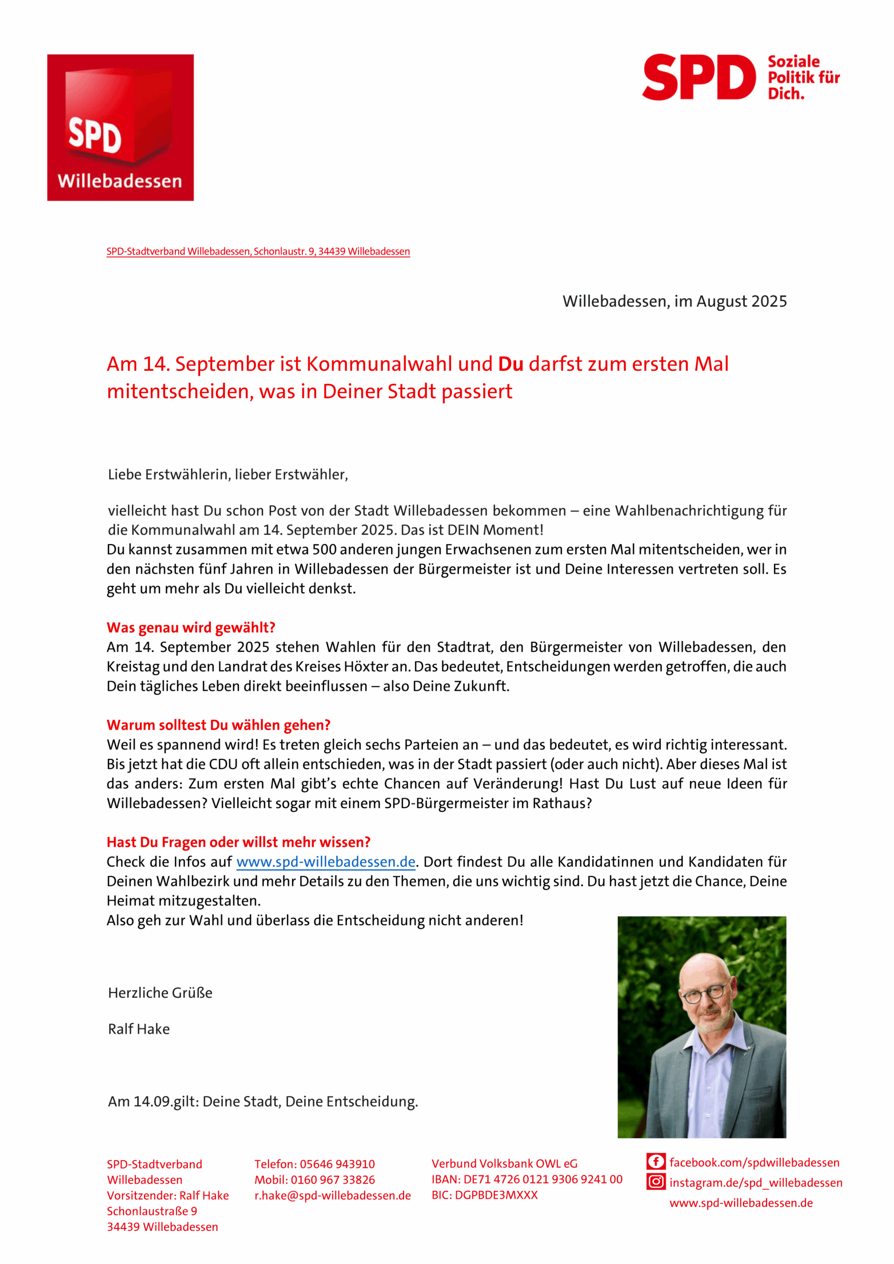 Deine Chance die Weichen zu stellen